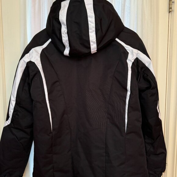 Ladies Large Black White Ski/Snowboard jacket - Picture 2 of 10